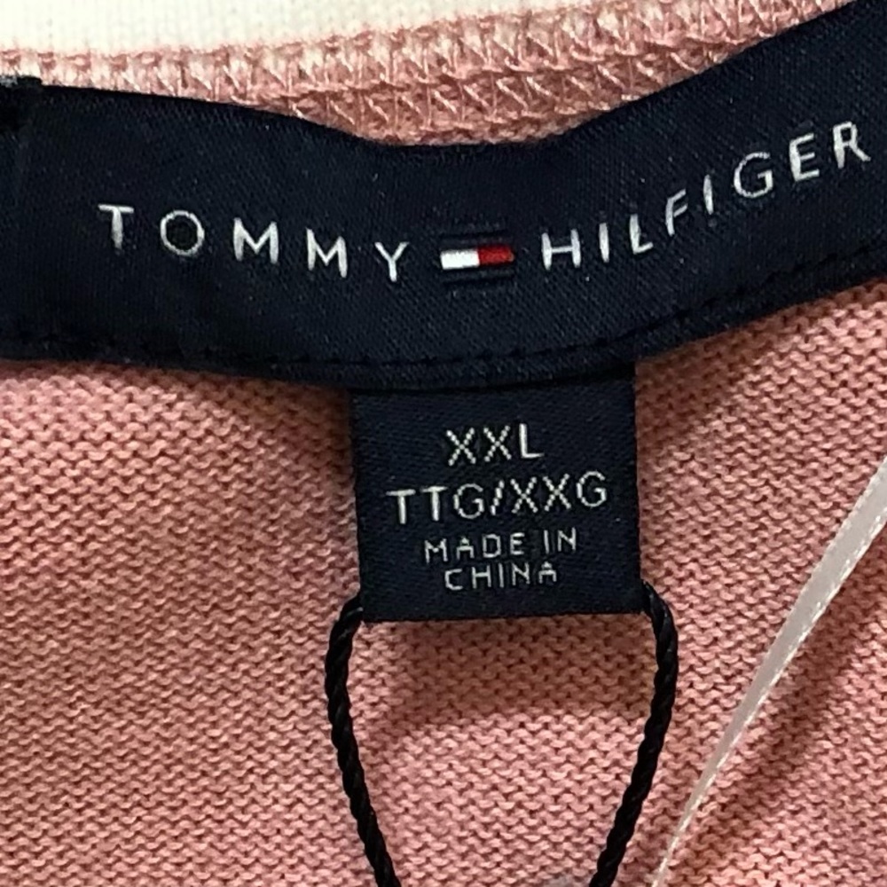 Tommy Hilfiger Women’s Pink Casual Sweater Sz XXL - Picture 8 of 9